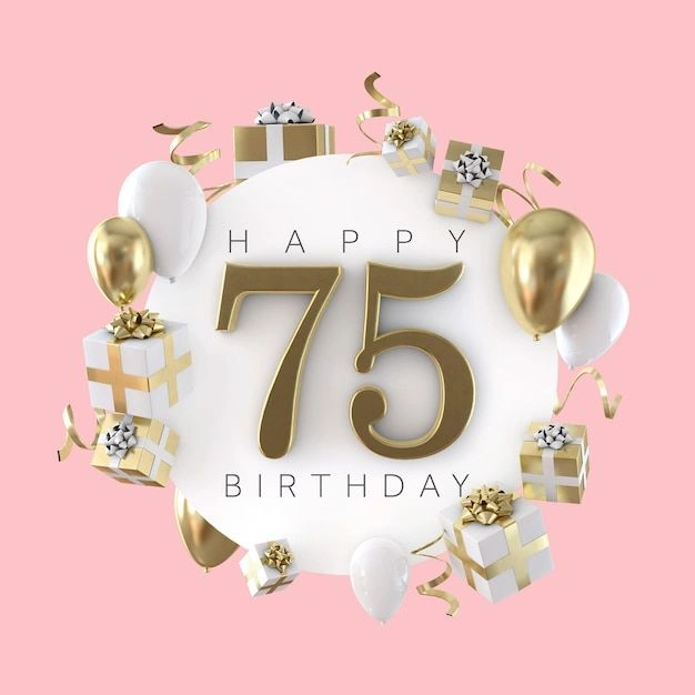 75th Birthday Wishes