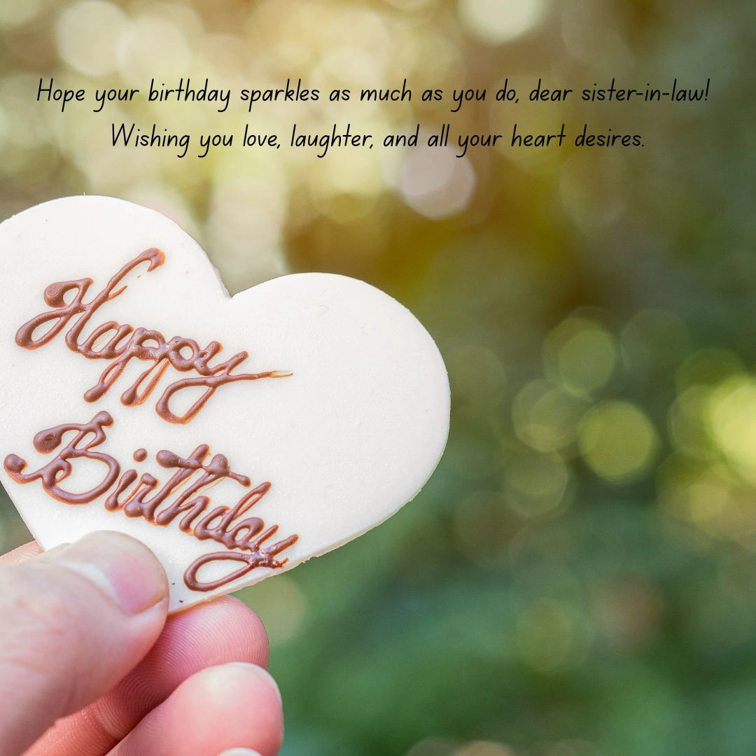 Sister in Law Birthday Wishes