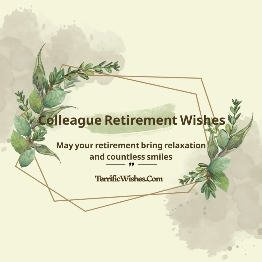 colleague retirement wishes